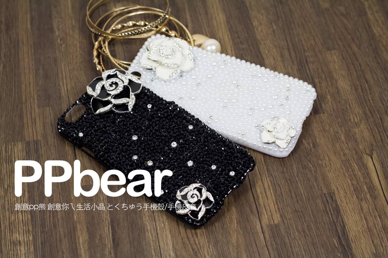 CA00027 玫瑰珍珠 | 創意PP熊|客製化手機殼專家