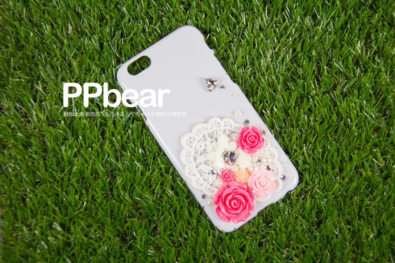 CA00073 玫瑰花園 | 創意PP熊|客製化手機殼專家