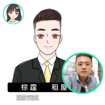 Q版人物相片卡通製作 | 創意PP熊|客製化手機殼專家