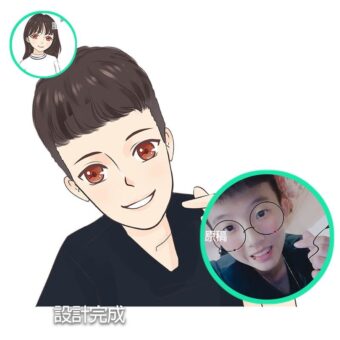 Q版人物卡通畫9 | 創意PP熊|客製化手機殼專家