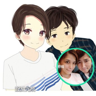 Q版人物卡通畫-3 | 創意PP熊|客製化手機殼專家