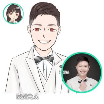 Q版人物卡通畫-5 | 創意PP熊|客製化手機殼專家