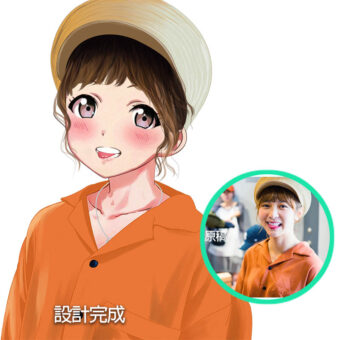 Q版人物卡通畫1021-3 | 創意PP熊|客製化手機殼專家