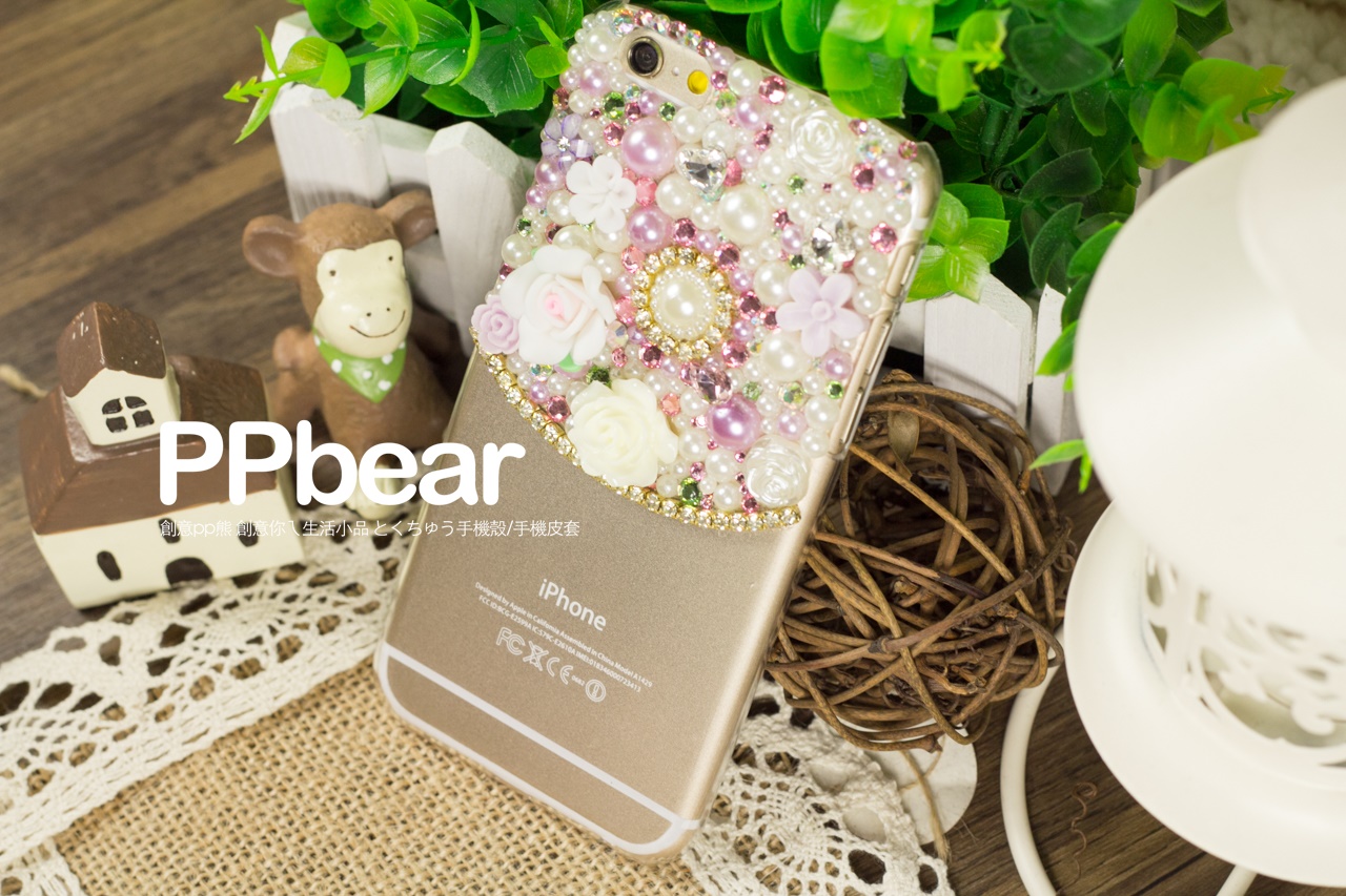 CA00010 公主花園 | 創意PP熊|客製化手機殼專家