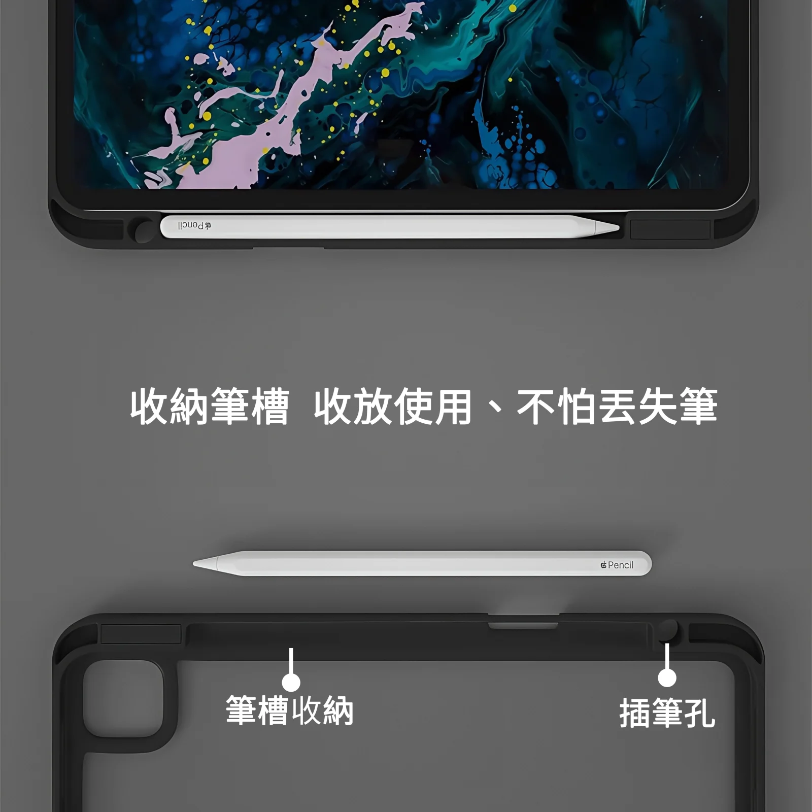 三折式亞克力 筆孔 - PPbears 創意PP熊 高級客製化手機殼 千種手機型號手機殼 亞克力ipad 保護套
