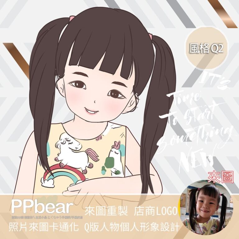 Q2 俐落人物似顏繪照片卡通畫作品 9