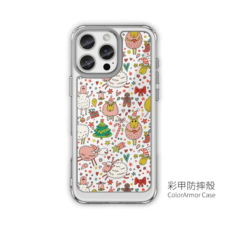 咩羊聖誕季 客製化手機殼 訂製手機保護殼 N009 7 | 創意PP熊|客製化手機殼專家