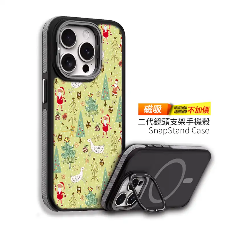 森林聖誕夜 客製化手機殼 訂製手機殼專賣店 N007 2 | 創意PP熊|客製化手機殼專家