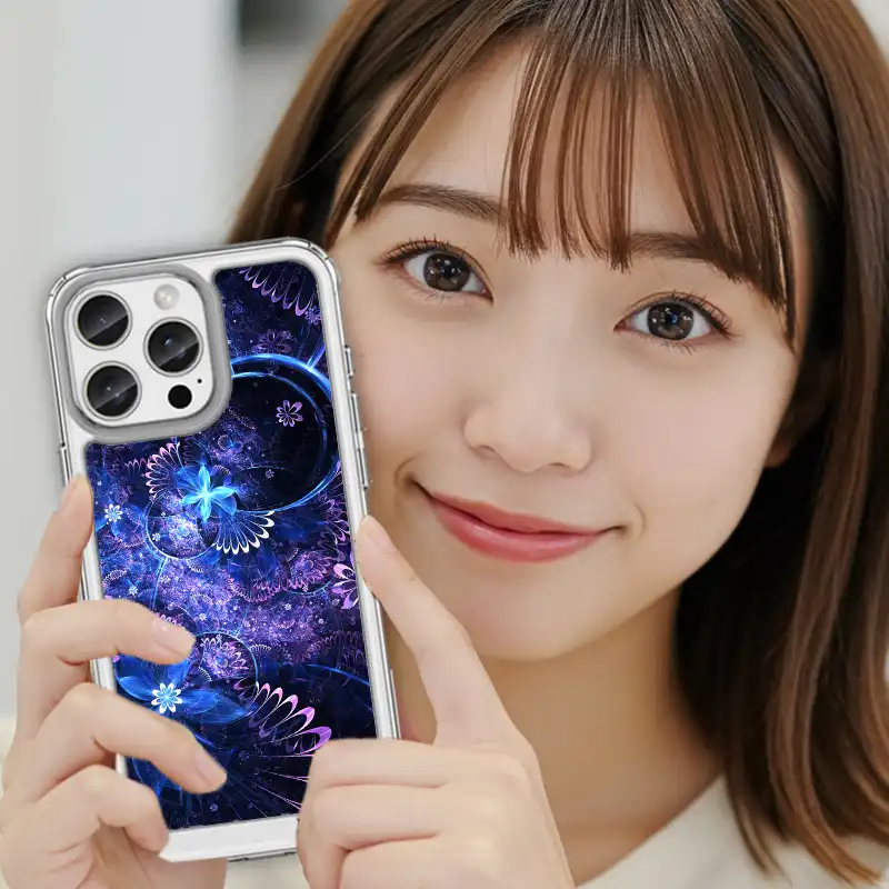 夢夜花語|魔幻星紗系 客製化手機殼M034 4 | 創意PP熊|客製化手機殼專家