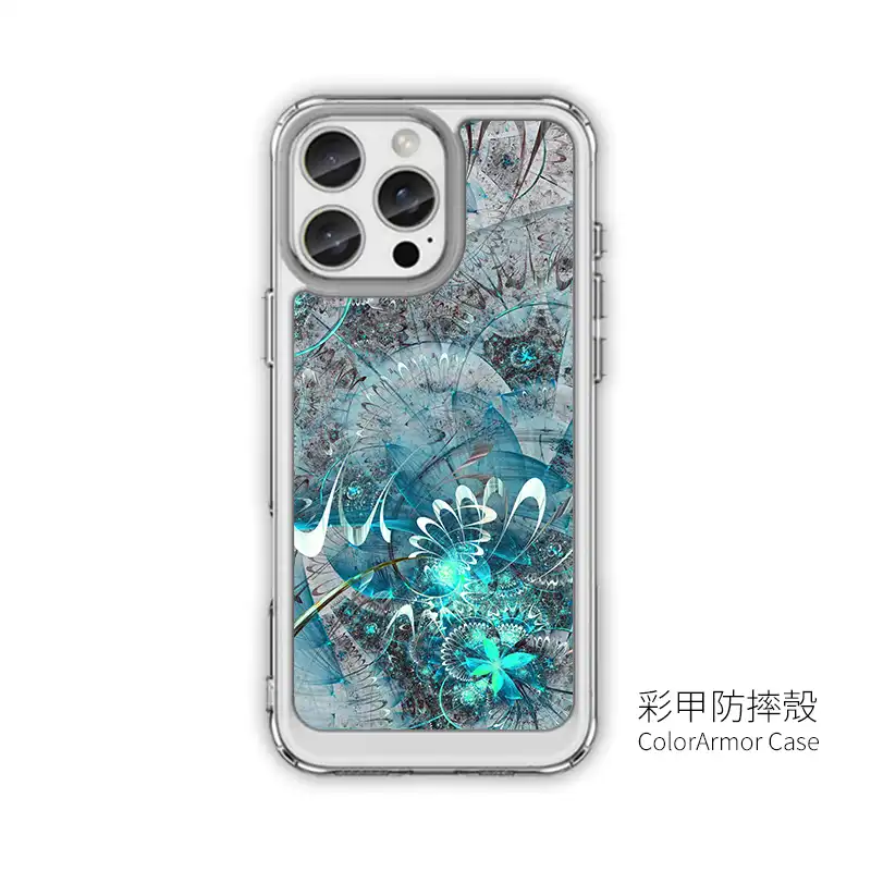 極地幾何|科技感冷光系 客製化手機殼M033 4 | 創意PP熊|客製化手機殼專家