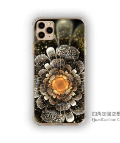 Alternative view of 星燦花舞｜奢華金耀 幻彩花卉磁吸支架手機殼M032設計款