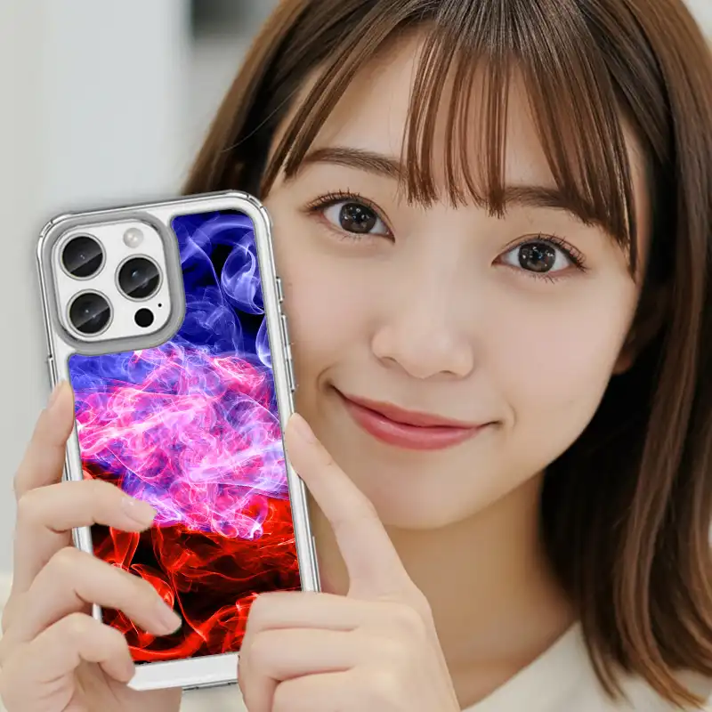 焰影交錯 設計款客製化訂製手機殼M015 5 | 創意PP熊|客製化手機殼專家