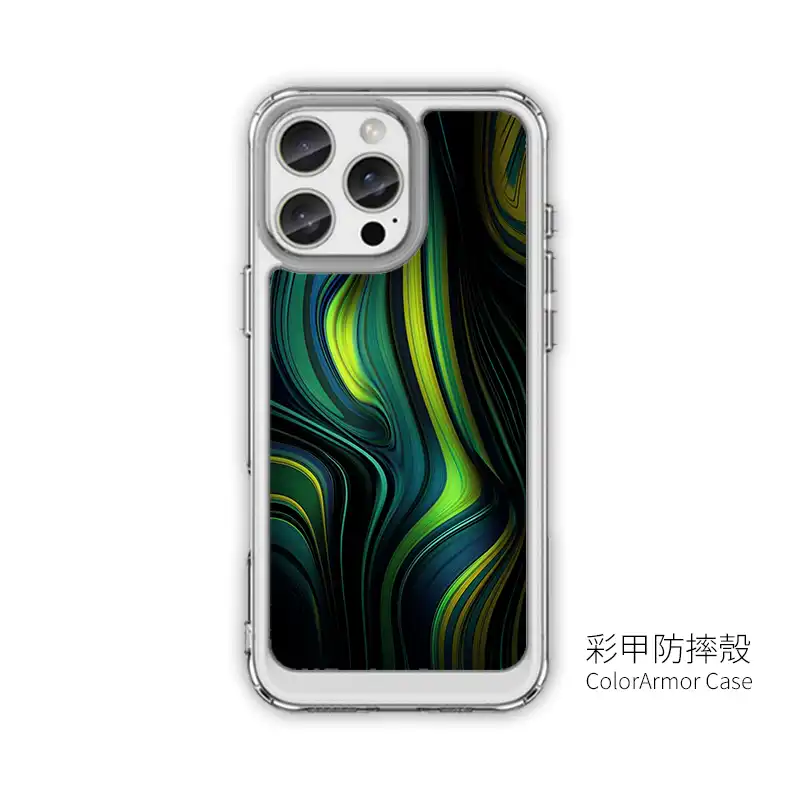 幽光裂層|冷調潮系 客製化手機殼 M052 4 | 創意PP熊|客製化手機殼專家