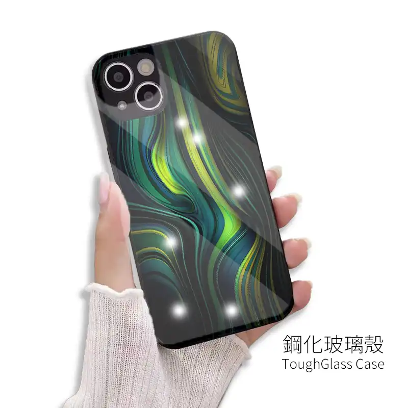 幽光裂層|冷調潮系 客製化手機殼 M052 6 | 創意PP熊|客製化手機殼專家