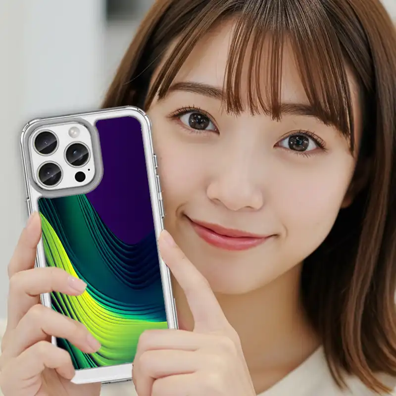 量子折光|未來紋理系 客製化手機殼M050 5 | 創意PP熊|客製化手機殼專家