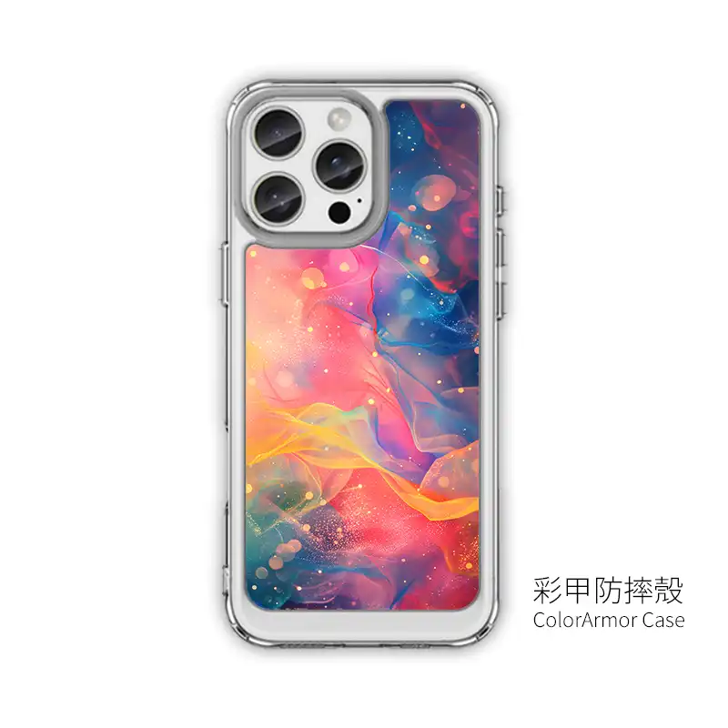 火彩夢境|星雲燃色系 客製化手機殼M044 4 | 創意PP熊|客製化手機殼專家