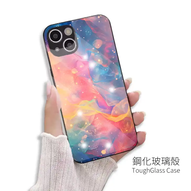 火彩夢境|星雲燃色系 客製化手機殼M044 6 | 創意PP熊|客製化手機殼專家