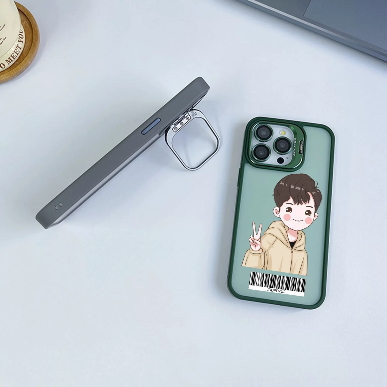 來圖訂製手機殼支架合金防摔軍規手機殼 (3) | 創意PP熊|客製化手機殼專家