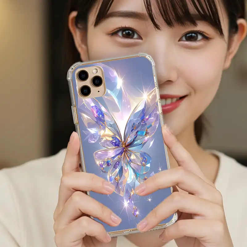 光耀之羽|奢華鑽光系 客製化手機殼M065 3 | 創意PP熊|客製化手機殼專家