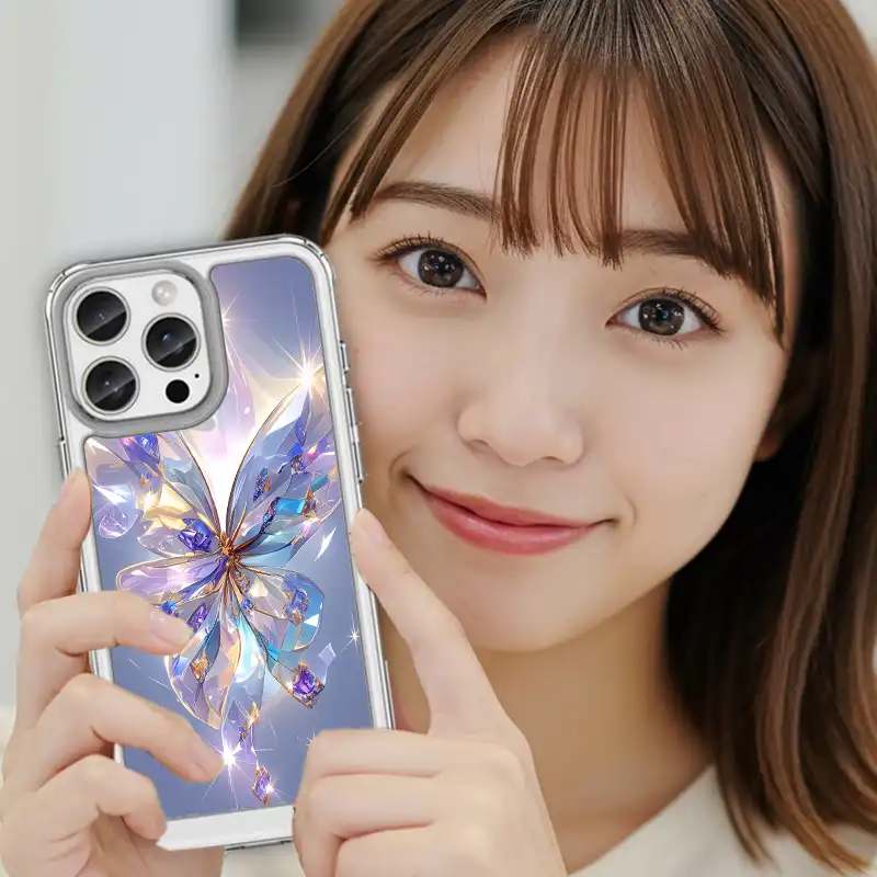 光耀之羽|奢華鑽光系 客製化手機殼M065 5 | 創意PP熊|客製化手機殼專家