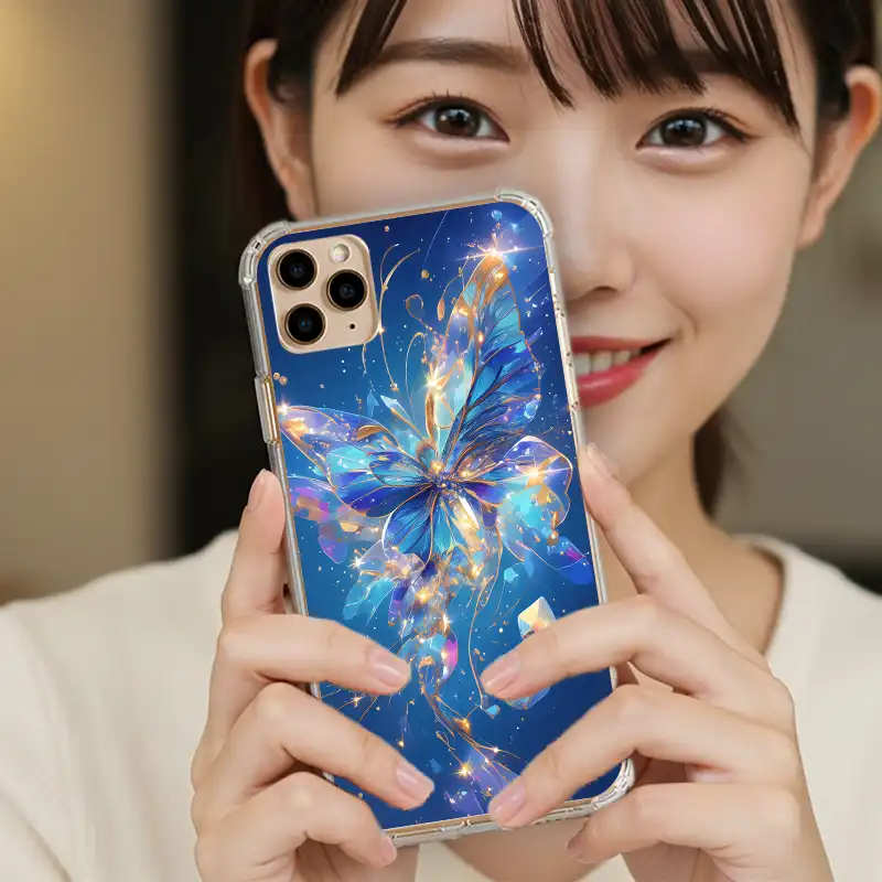 星映幻蝶|魔幻星系風 客製化手機殼 M059 3 | 創意PP熊|客製化手機殼專家