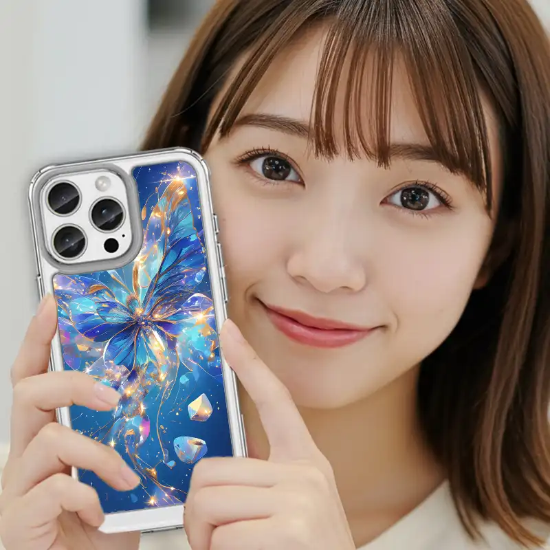 星映幻蝶|魔幻星系風 客製化手機殼 M059 5 | 創意PP熊|客製化手機殼專家