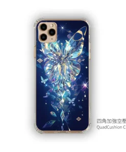 銀河蝶舞|宇宙水晶系 客製化手機殼M057 2 | 創意PP熊|客製化手機殼專家