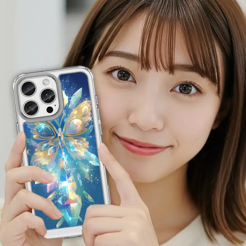 星落蝶紋|皇家寶石系 客製化手機殼M055 5 | 創意PP熊|客製化手機殼專家