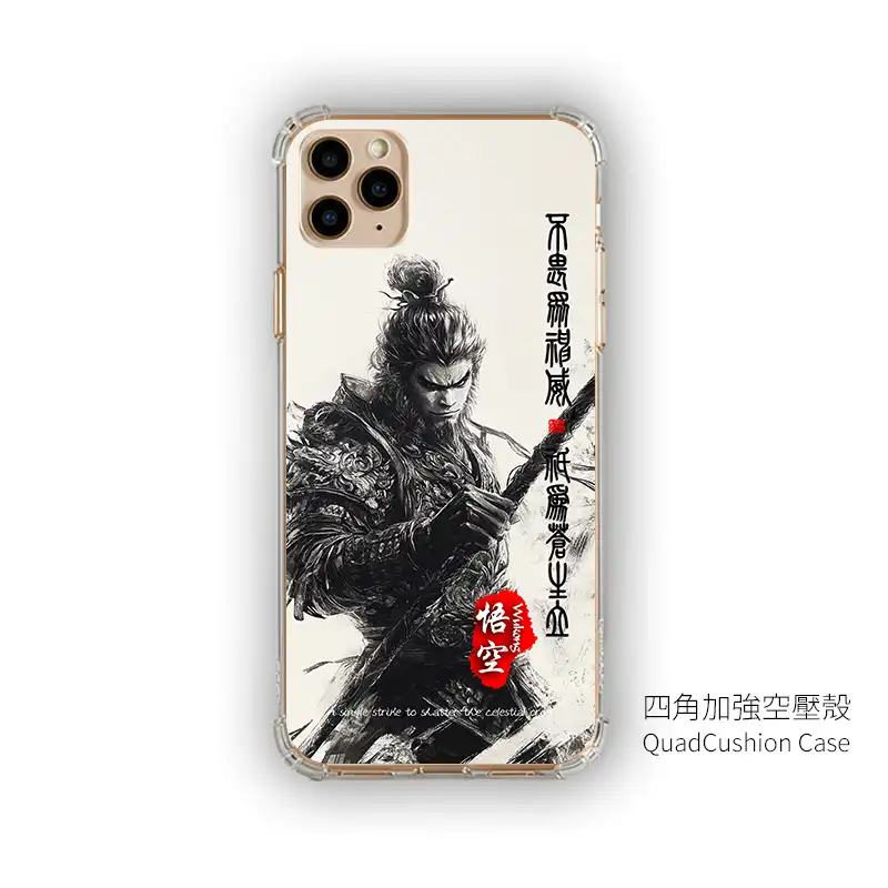 墨戰無聲黑悟空手客製化手機殼訂製IM033 2 | 創意PP熊|客製化手機殼專家