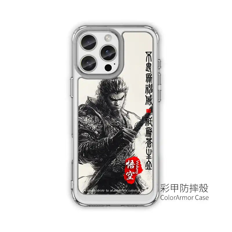 墨戰無聲黑悟空手客製化手機殼訂製IM033 3 | 創意PP熊|客製化手機殼專家