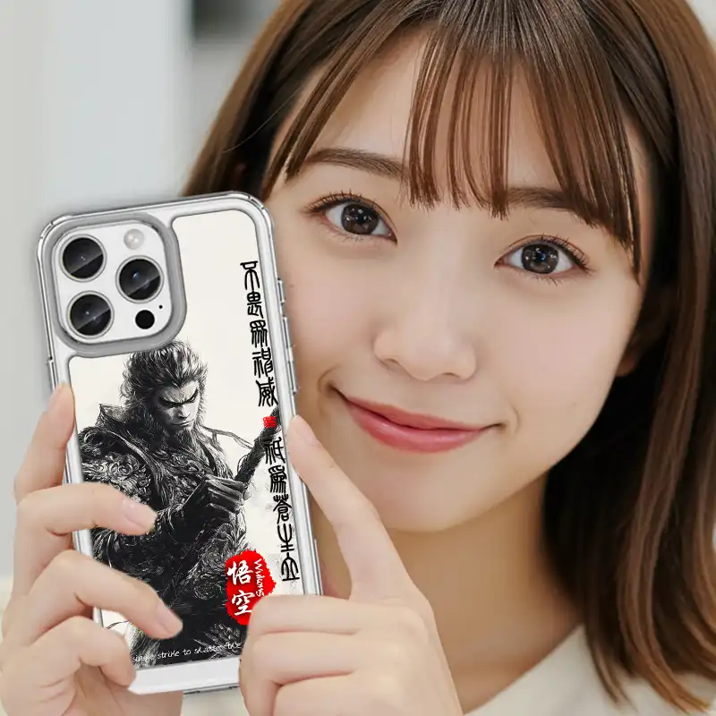 墨戰無聲黑悟空手客製化手機殼訂製IM033 4 | 創意PP熊|客製化手機殼專家