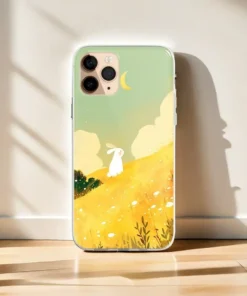 Alternative view of cute088設計款客製化訂製星空田野手機殼