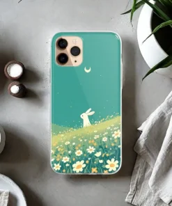 Alternative view of cute089設計款客製化訂製星空田野手機殼