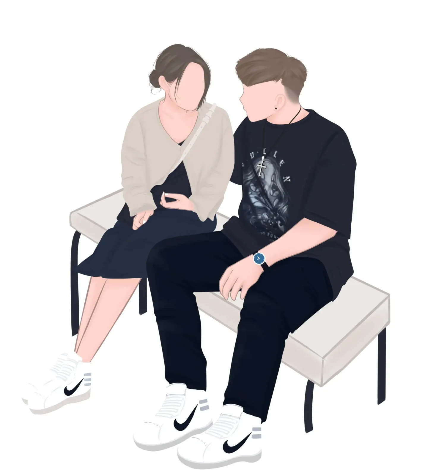 似顏繪照片卡通化 (66) | 創意PP熊|客製化手機殼專家