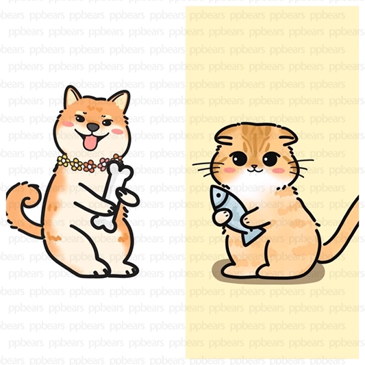 似顏繪照片卡通ppbears寵物卡通化-2 | 創意PP熊|客製化手機殼專家