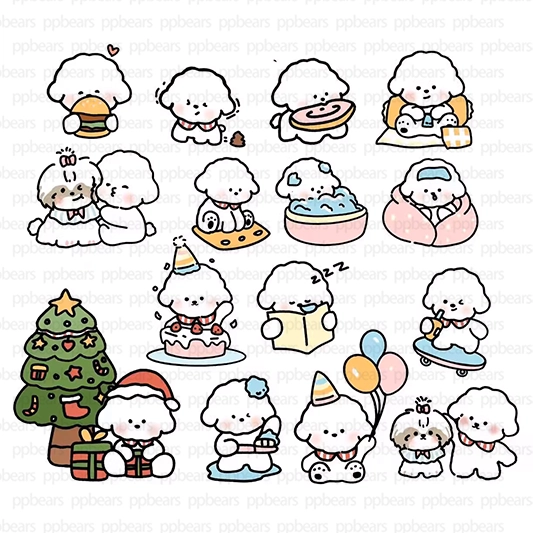 似顏繪照片卡通ppbears寵物卡通化-6 | 創意PP熊|客製化手機殼專家