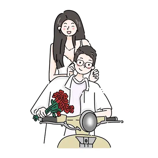 似顏繪照片卡通ppbears婚禮卡通化-4 | 創意PP熊|客製化手機殼專家