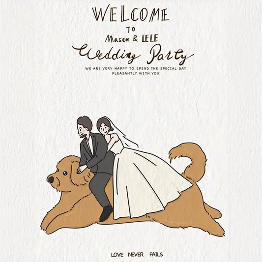 似顏繪照片卡通ppbears婚禮卡通化-6 | 創意PP熊|客製化手機殼專家