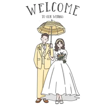 似顏繪照片卡通ppbears婚禮卡通化-7 | 創意PP熊|客製化手機殼專家