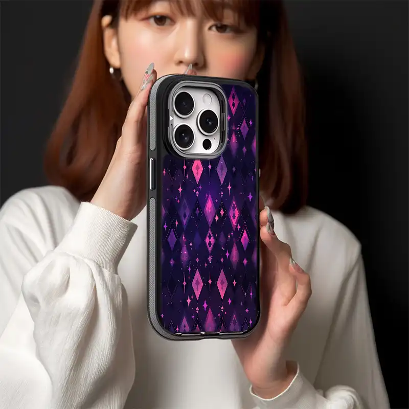 星語菱夢客製化手機殼K031 (6) | 創意PP熊|客製化手機殼專家