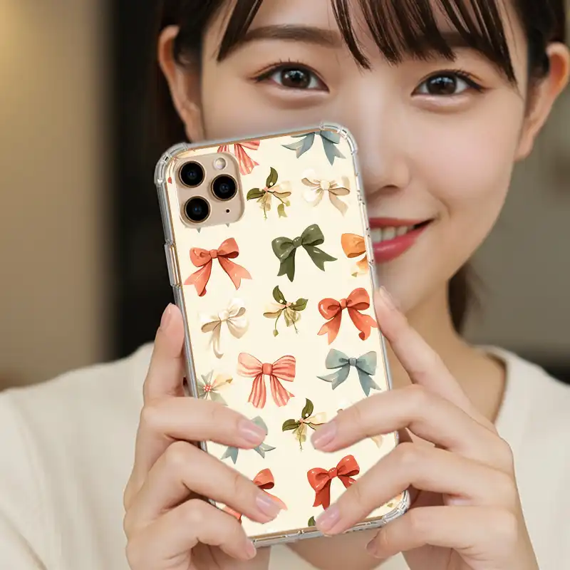 緞結之戀 耶誕節禮物客製化手機殼 iphone手機殼推薦 保護殼支援訂製 N025 11 | 創意PP熊|客製化手機殼專家