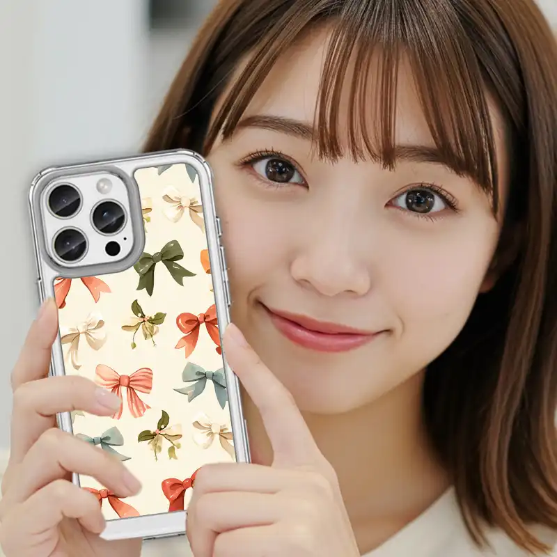 緞結之戀 耶誕節禮物客製化手機殼 iphone手機殼推薦 保護殼支援訂製 N025 7 | 創意PP熊|客製化手機殼專家