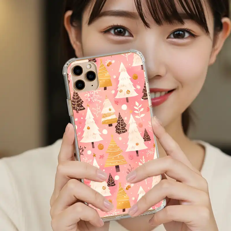 粉雪聖誕 耶誕節禮物客製化手機殼訂製 google手機殼推薦 N021 11 | 創意PP熊|客製化手機殼專家