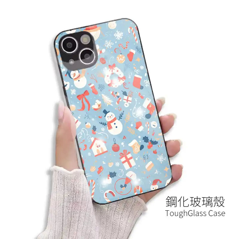 雪舞奇蹟 耶誕節禮物客製化手機殼訂製 iphone手機殼推薦N019 4 | 創意PP熊|客製化手機殼專家