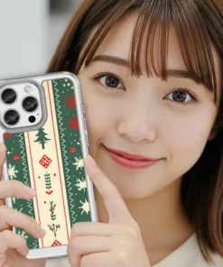 Alternative view of 聖誕編織曲 耶誕節禮物客製化手機殼訂製 三星手機殼推薦 N018