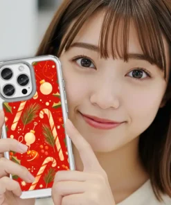 Alternative view of 紅杉聖誕夜 耶誕節禮物客製化手機殼保護殼訂製 N017