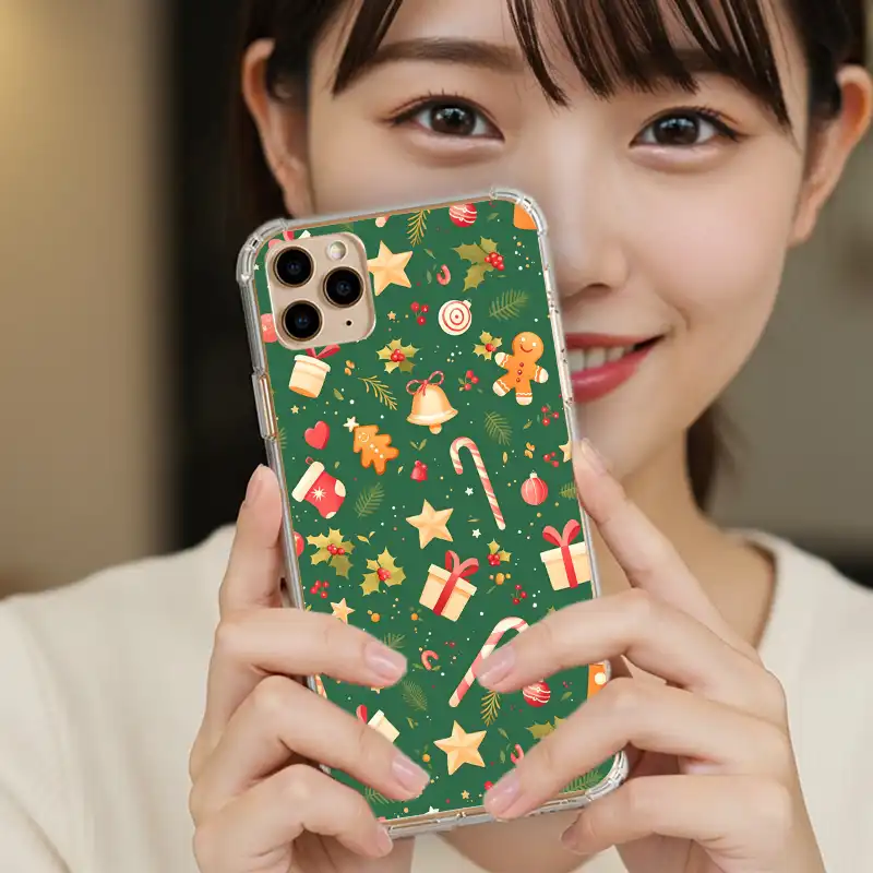 幸福聖誕願 耶誕節禮物客製化手機殼訂製 手機殼專賣店 N015 11 | 創意PP熊|客製化手機殼專家