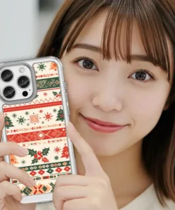 Alternative view of 聖誕圖騰 耶誕節禮物客製化手機殼訂製 手機殼推薦N014