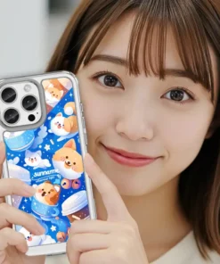 Alternative view of 星空咖啡犬 客製化手機殼 oppo手機殼 cute115