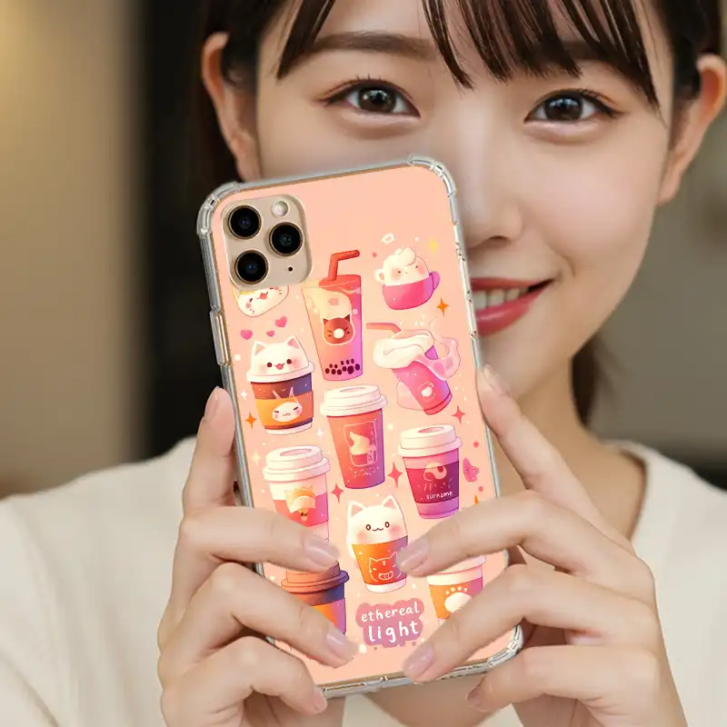 甜點喵喵杯 客製化手機殼 三星手機殼 cute124 6 | 創意PP熊|客製化手機殼專家